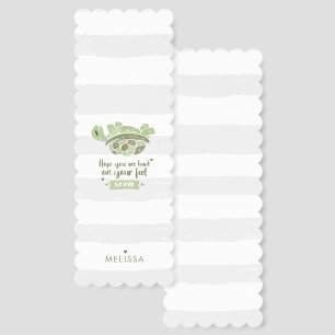 Cute Get Well Soon Wishes Custom Bookmarks