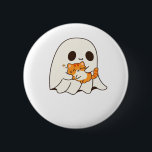 Cute ghost and cat, Gift Halloween Classic T-Shirt Button<br><div class="desc">Cute ghost and cat,  Gift Halloween Classic T-Shirt</div>