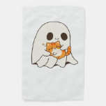 Cute ghost and cat, Gift Halloween Classic T-Shirt Garden Flag