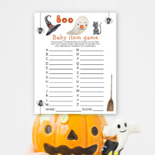 Cute ghost - Baby Item Game. Baby Shower Game