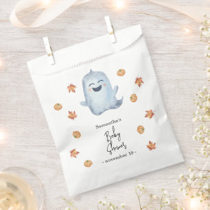 Cute ghost - baby shower favor bag