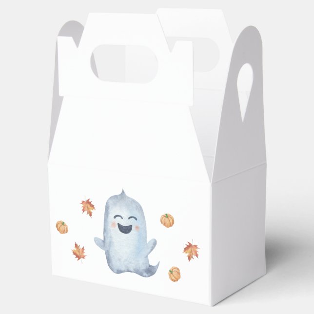 Cute ghost - baby shower favor boxes (Opened)