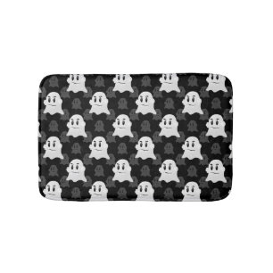 Cute Ghost Blob Design Bath Mat