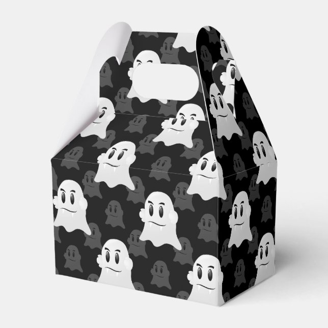 Cute Ghost Blob Design  Favor Boxes (Front Side)