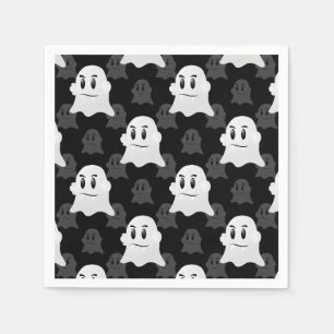 Cute Ghost Blob Design Napkins
