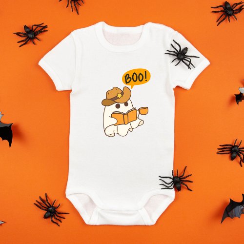 Cute Ghost Bodysuit Fall Outfit First Halloween Baby Bodysuit