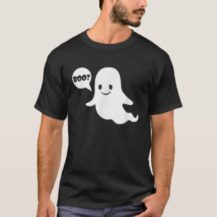 Cute Ghost Boo Funny Ghost Image Halloween Costume T-Shirt