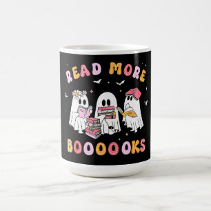Cute Ghost Book Read More Books Funny Teachers Color Morph Mug