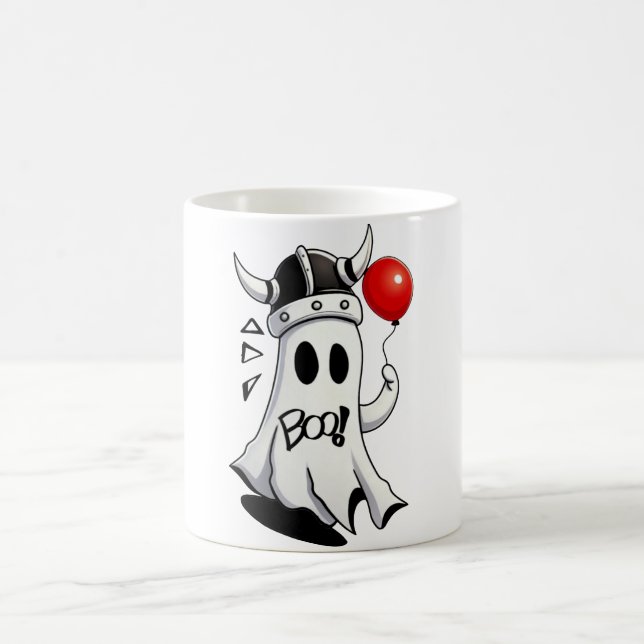 Cute ghost  color morph mug  (Center)
