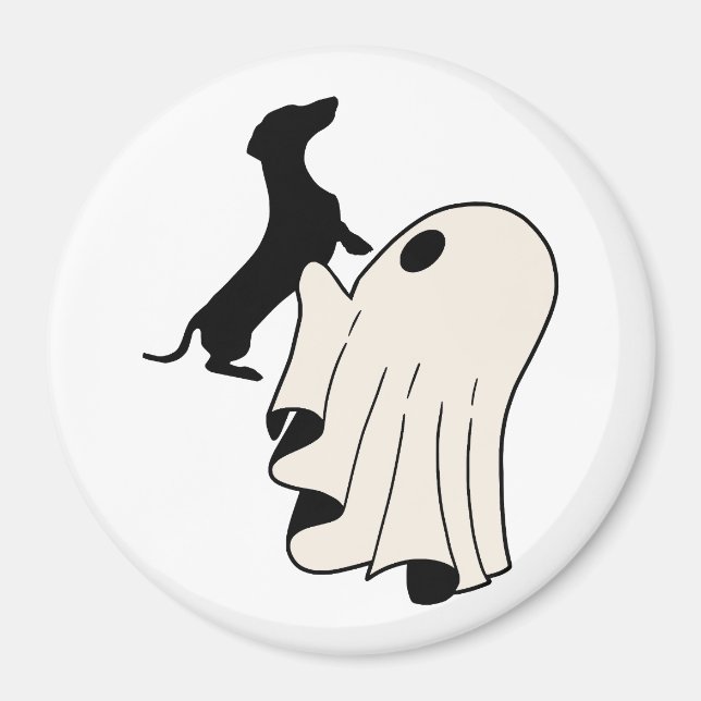 Cute Ghost Dachshund Lover  Magnet (Front)