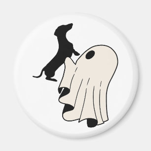 Cute Ghost Dachshund Lover Magnet