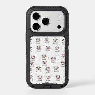 Cute Ghost Dog Halloween Bandana Pink Bow Spooky  iPhone 17 Pro Case