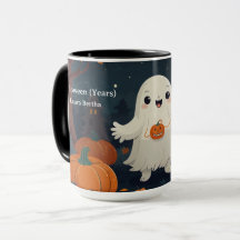 Cute Ghost Dog Lover Pumpkin Halloween Custom
