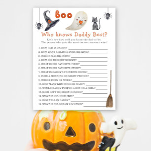 Cute ghost - Game Who knows daddy best