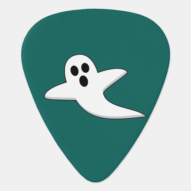 Cute Ghost Guitar Pick (Front)