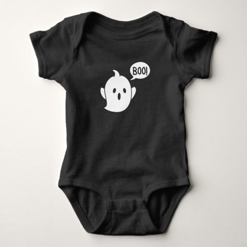 Cute Ghost Halloween Baby Bodysuit