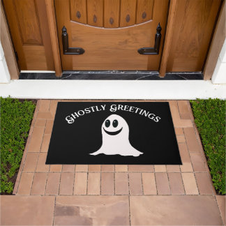 Cute Ghost Halloween Doormat