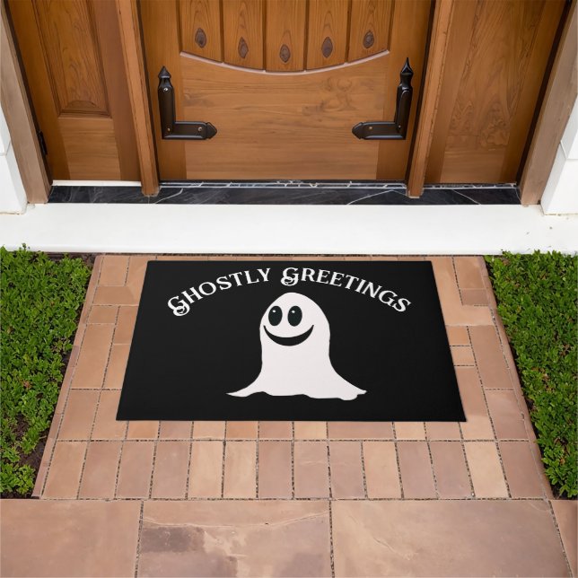 Cute Ghost  Halloween  Doormat (Outdoor)