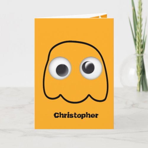 Cute Ghost Halloween for Kids Card