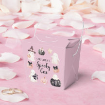 Cute Ghost Halloween Girl 1st Birthday Party