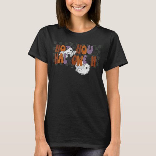 Cute Ghost Halloween Hot Ghoul Halloween T_Shirt
