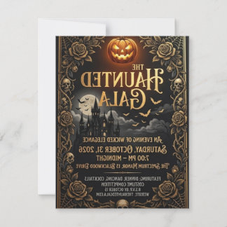 Cute Ghost Halloween Party Invitation Card 2026