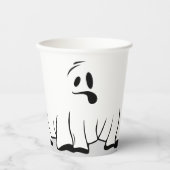 Cute Ghost Halloween Party Paper Cups | Zazzle
