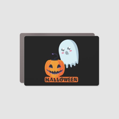 Cute Ghost  Halloween Pumpkin Halloween Costumes Car Magnet