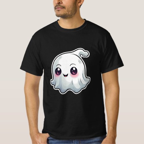 Cute ghost head T_Shirt