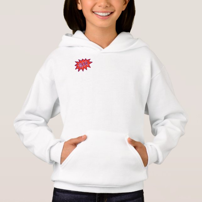 cute ghost hoodie (Front)
