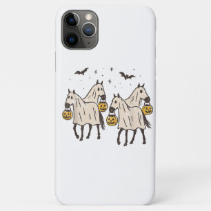 Cute Ghost Horses Halloween Trick or Treat  iPhone 11 Pro Max Case