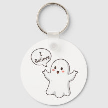 Cute Ghost I Believe Cartoon