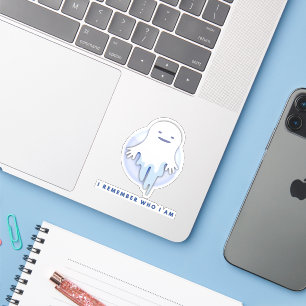 Cute Ghost – I Remember Who I Am Gift Sticker