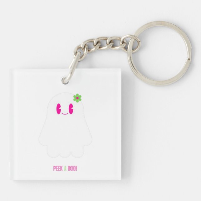 CUTE GHOST  KEYCHAIN (Back)