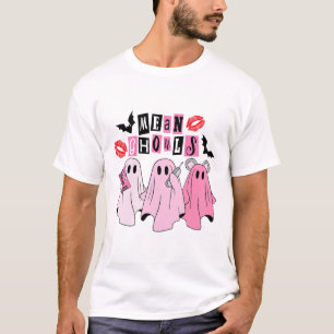 Cute Ghost Mean Ghouls Funny Halloween Costume Spo T-Shirt