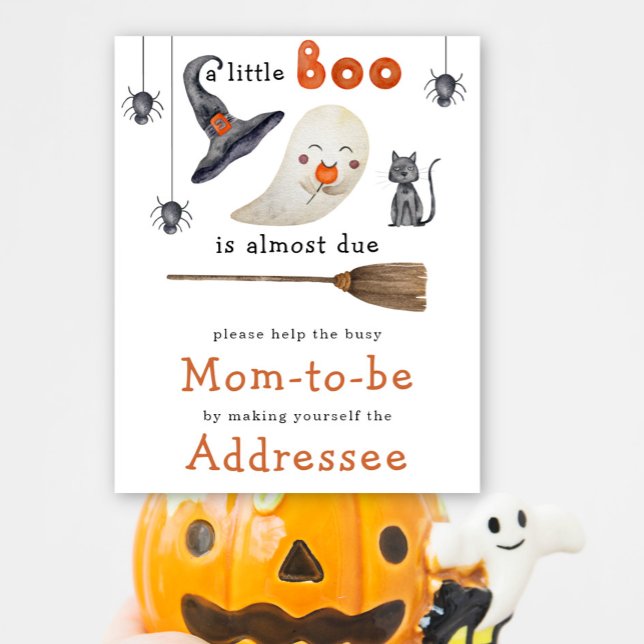 Cute ghost - Mom to be addressee Poster (Creator Uploaded)