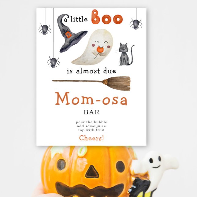 Cute ghost - Momosa bar Poster (Creator Uploaded)