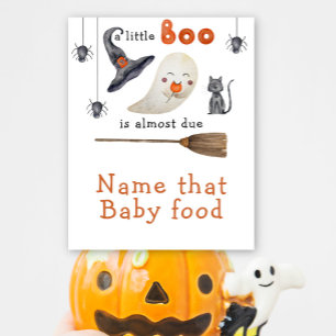 Cute ghost - Name that baby food Poster