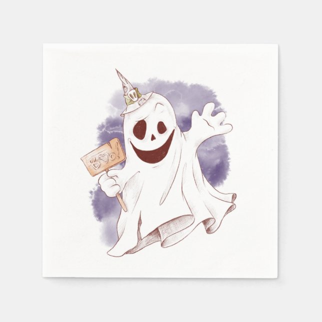 Cute Ghost Napkins (Front)