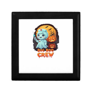 Cute Ghost Nurse - Boo Boo Crew Halloween Fun Clas Gift Box