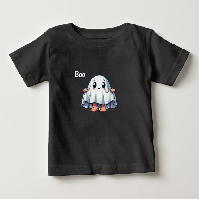 Cute Ghost Of Disapproval  Baby T-Shirt (Front)