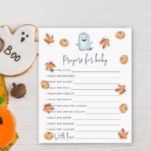 Cute ghost - Party game prayers for baby