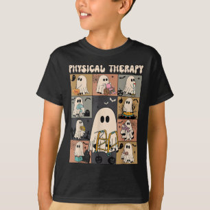 Cute Ghost Physical Therapy Pt Physical Therast Ha T-Shirt