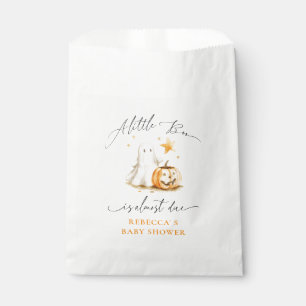 Cute Ghost Pumpkin Boo Halloween Baby Shower  Favor Bag