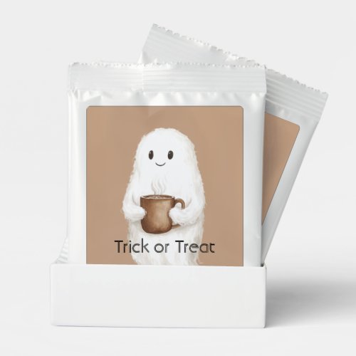 Cute Ghost Pumpkin Halloween Hot Chocolate Drink Mix