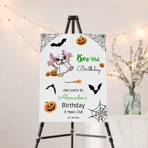 Cute ghost pumpkins Halloween Birthday Foam Board