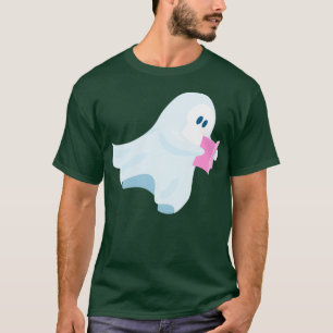 Cute ghost reading a book T-Shirt