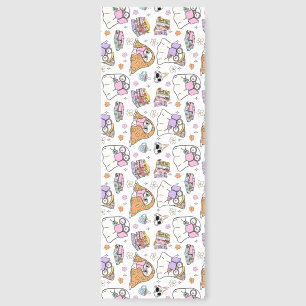 Cute Ghost Reading Book Bookmark Whimsical Spook