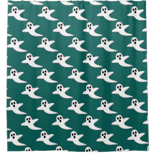 Cute Ghost Shower Curtain