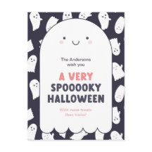 Cute Ghost Spooky Halloween Wishes